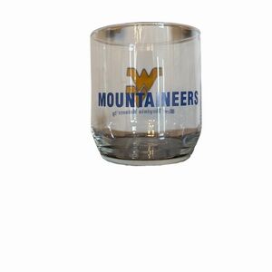 University of West Virginia Mountaineers Whisky Glass.